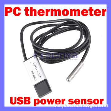 PC Notebook USB Double Sensor Hygrometer Thermometer (SL-602)